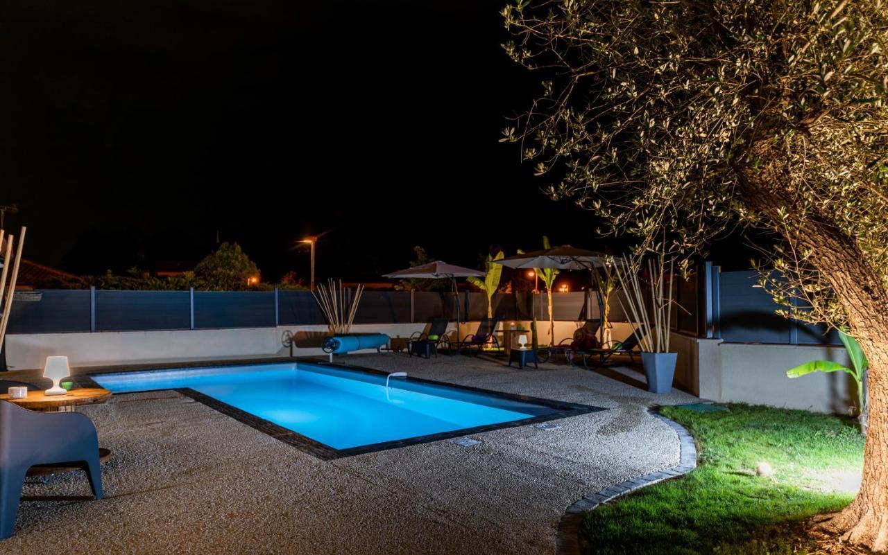 Villa Des Oliviers Sublime Villa Avec Piscine Chauffee Et Privee Et Baby Foot Bon-Encontre 외부 사진